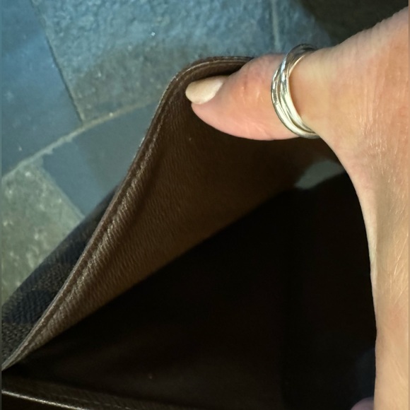 Authentic Louis Vuitton Damier Ebene Porte Tresor Etui Papiers wallet - Picture 4 of 14